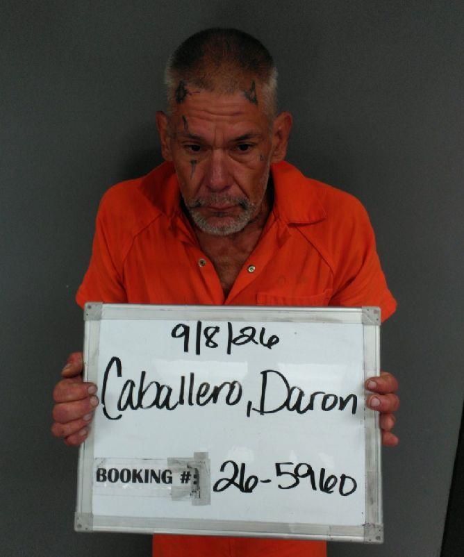 Booking photo of Daron Caballero