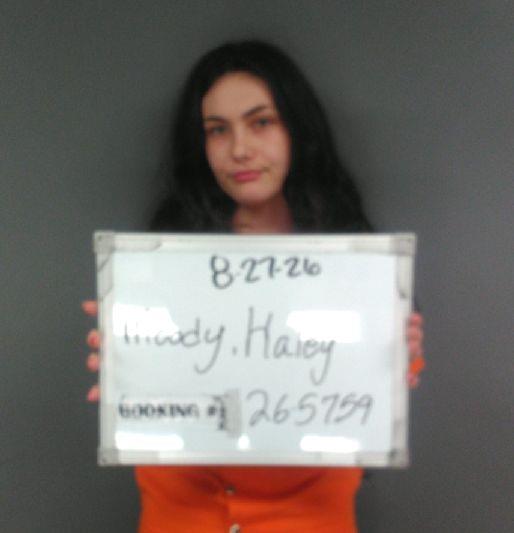 Booking photo of Haley Moody