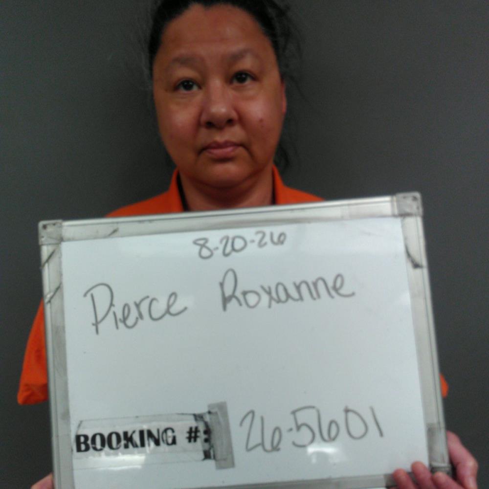 Booking photo of Roxanne Pierce