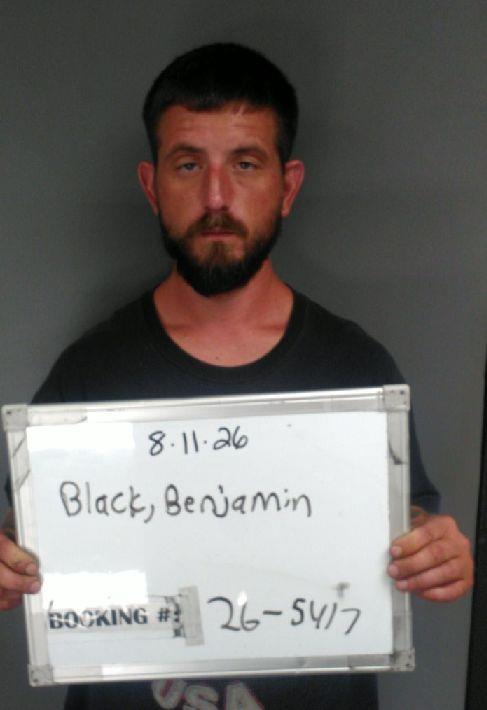 Booking photo of Benjamin Black