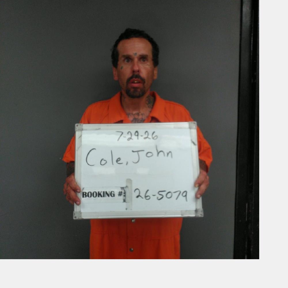 Booking photo of John Cole