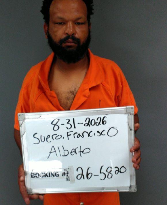 Booking photo of Francisco Suero