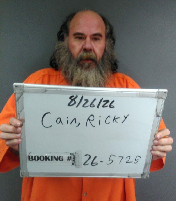 Booking photo of Ricky Cain