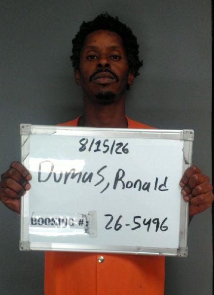 Booking photo of Ronald Dumas