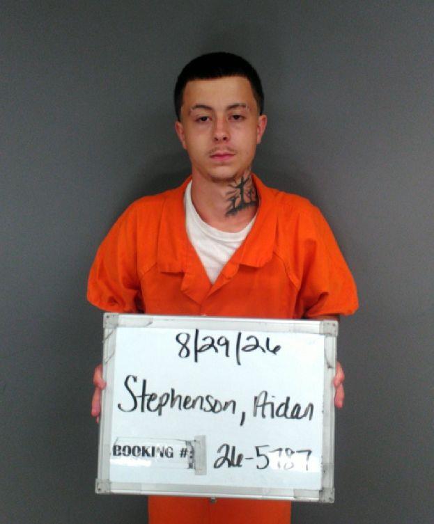 Booking photo of Aidan Stephenson