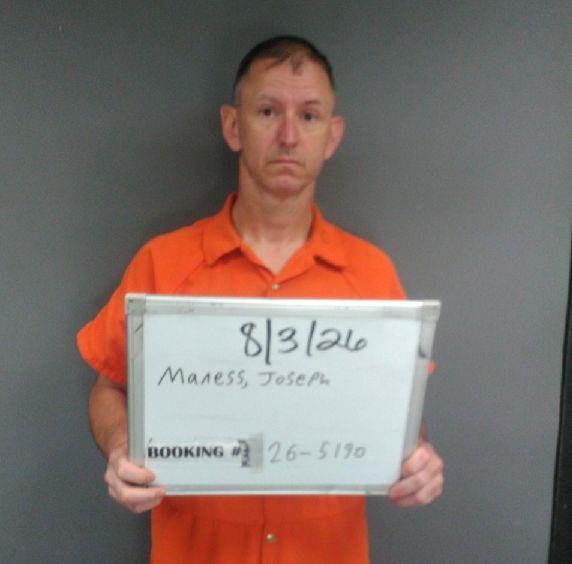 Booking photo of Joseph Maness