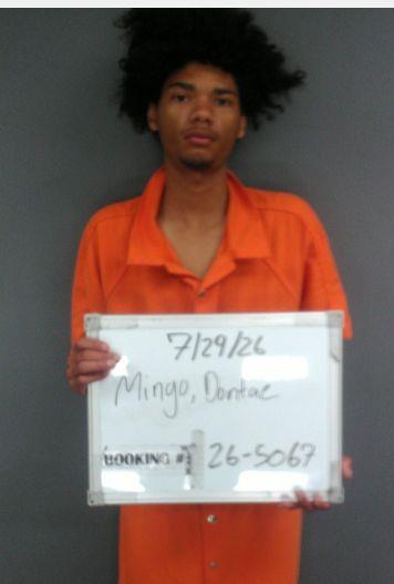 Booking photo of Dontae Mingo