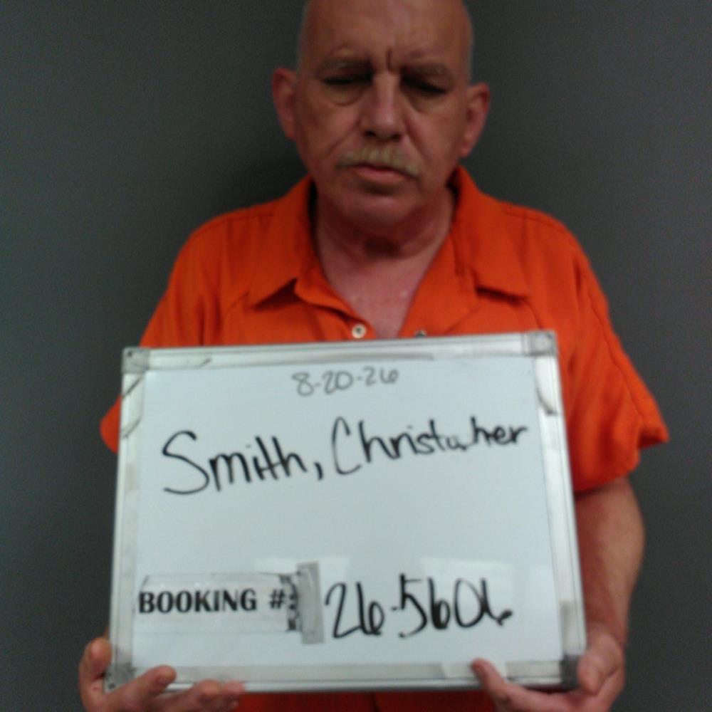 Booking photo of Christopher Smith