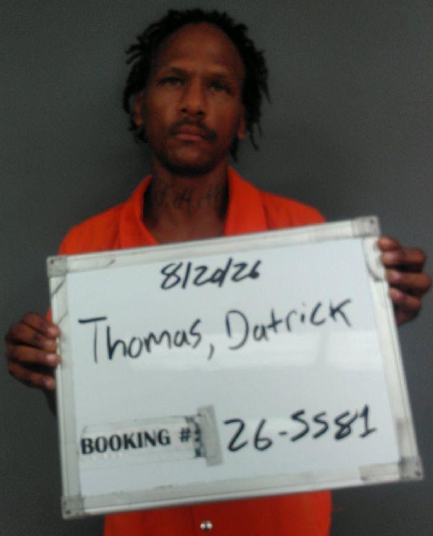 Booking photo of Datrick Thomas