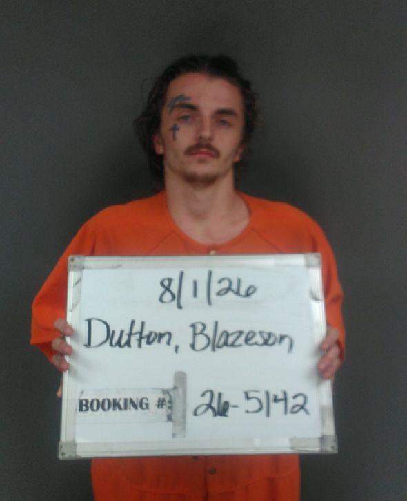 Blazeson Dutton booking photo