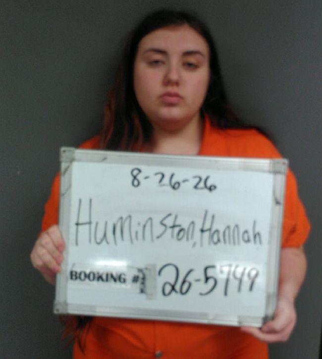 Booking photo of Hannah Humiston