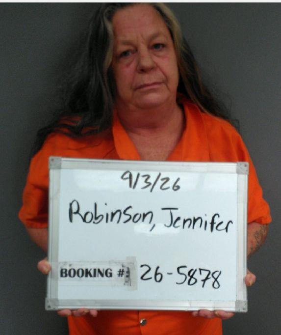Booking photo of Jennifer Robinson