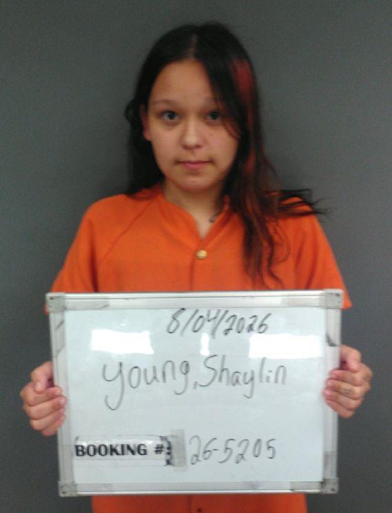 Booking photo of Shaylin Young
