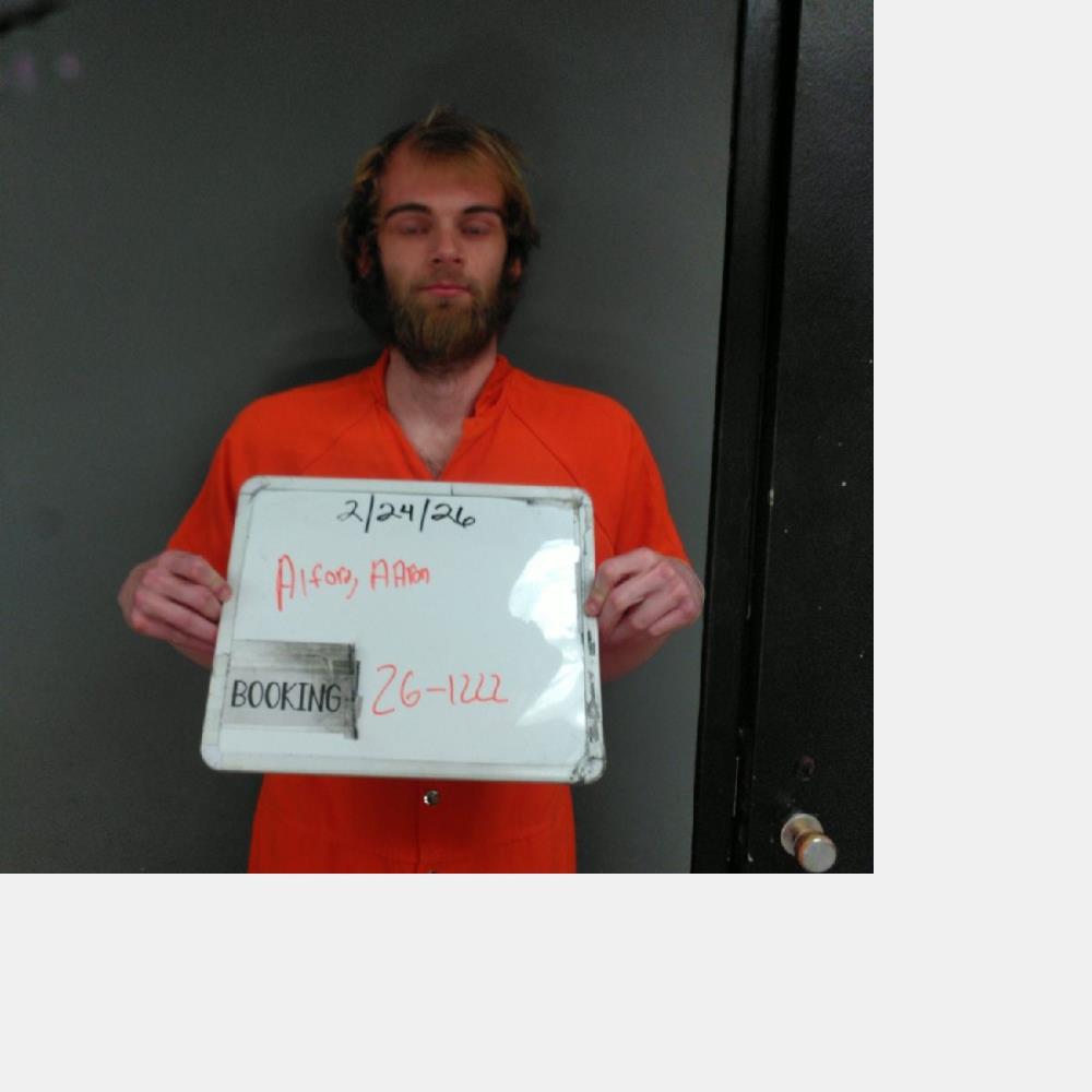 Booking photo of Aaron Alford