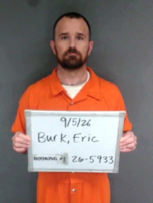 Booking photo of Eric Burk