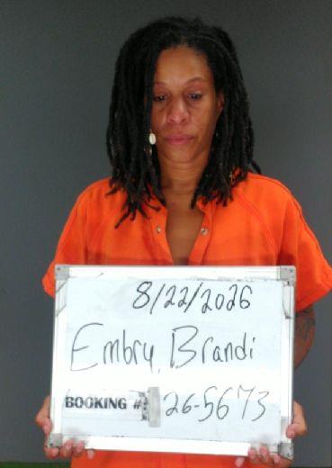 Booking photo of Brandi Embry
