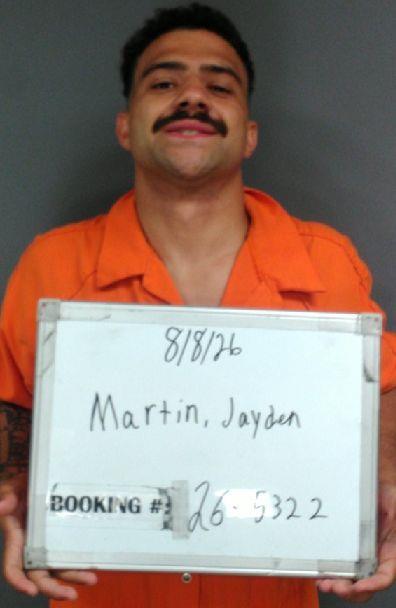 Booking photo of Jayden Martin