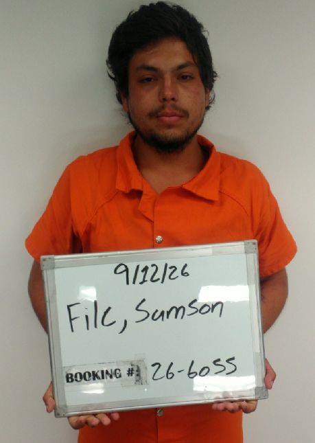 Booking photo of Samson File