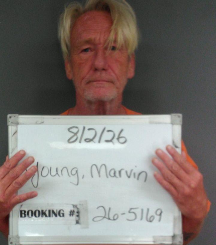 Booking photo of Marvin Young