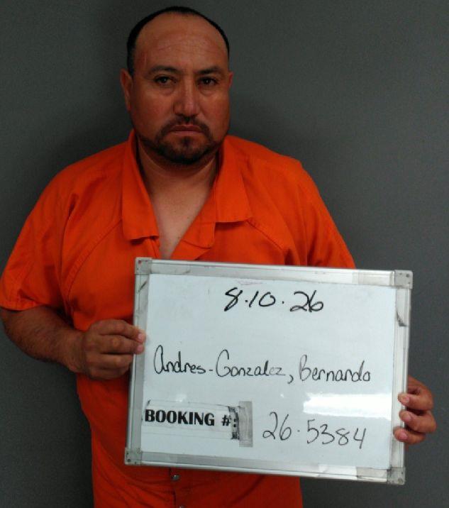 Booking photo of Bernardo Andres-gonzalez