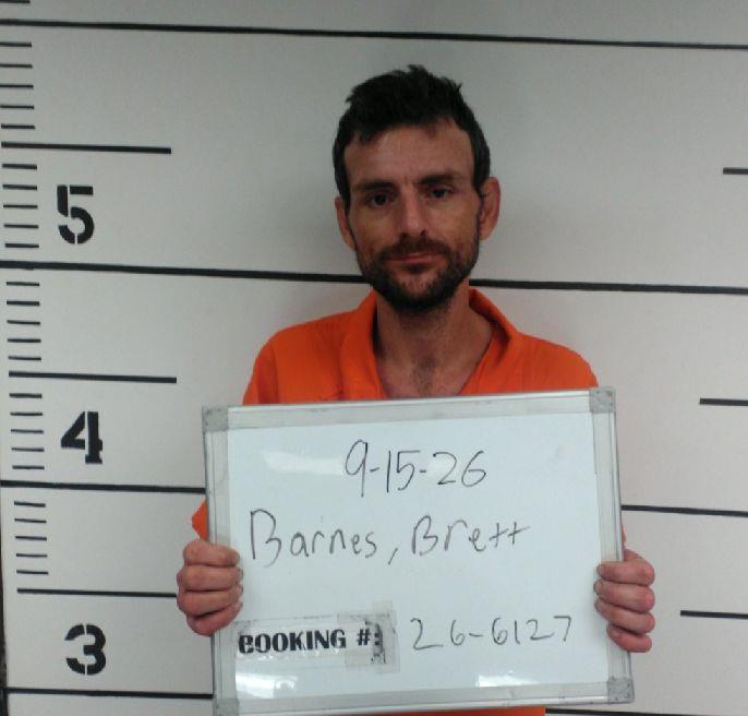 Brett Barnes booking photo
