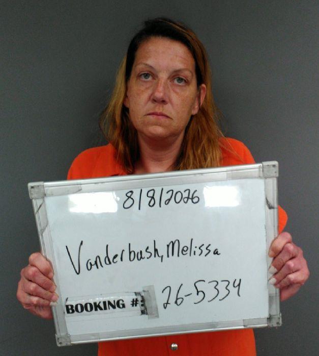 Booking photo of Melissa Vanderbush