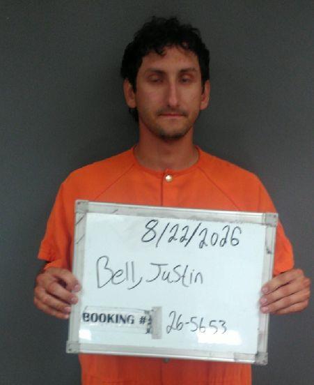 Booking photo of Justin Bell