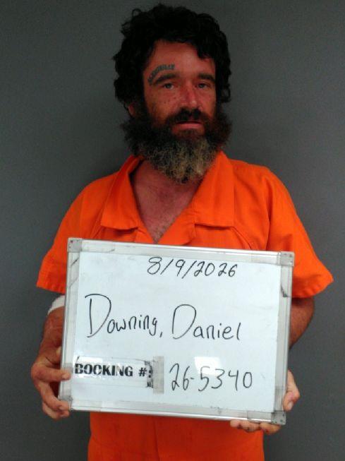 Booking photo of Daniel Downing