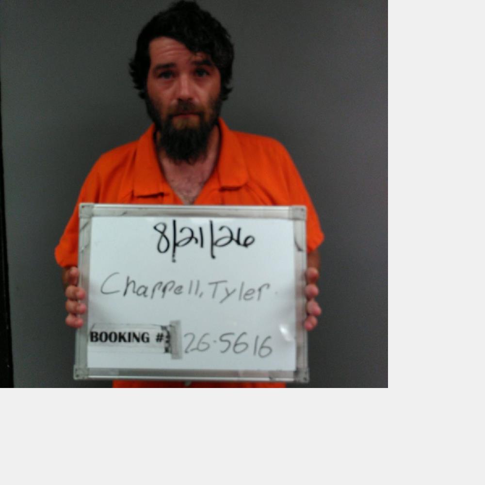 Booking photo of Tyler Chappell