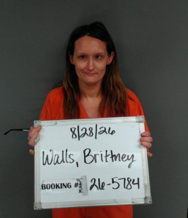 Booking photo of Brittney Walls