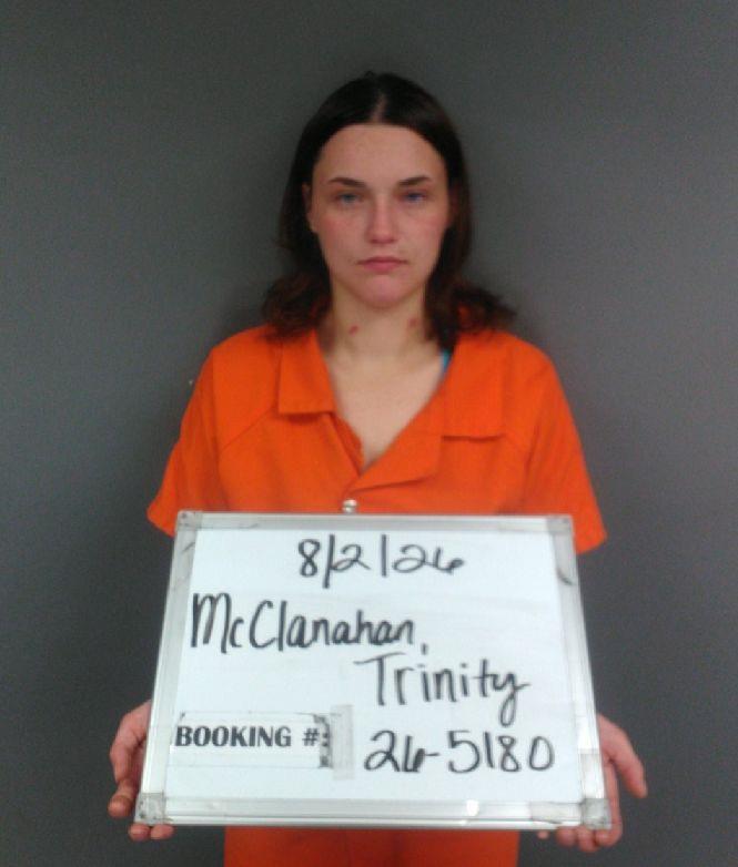 Booking photo of Trinity Mcclanahan