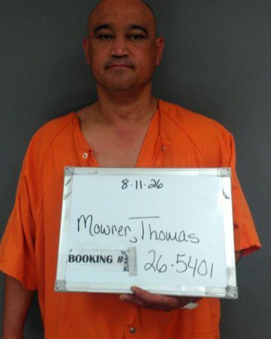 Booking photo of Thomas Mowrer