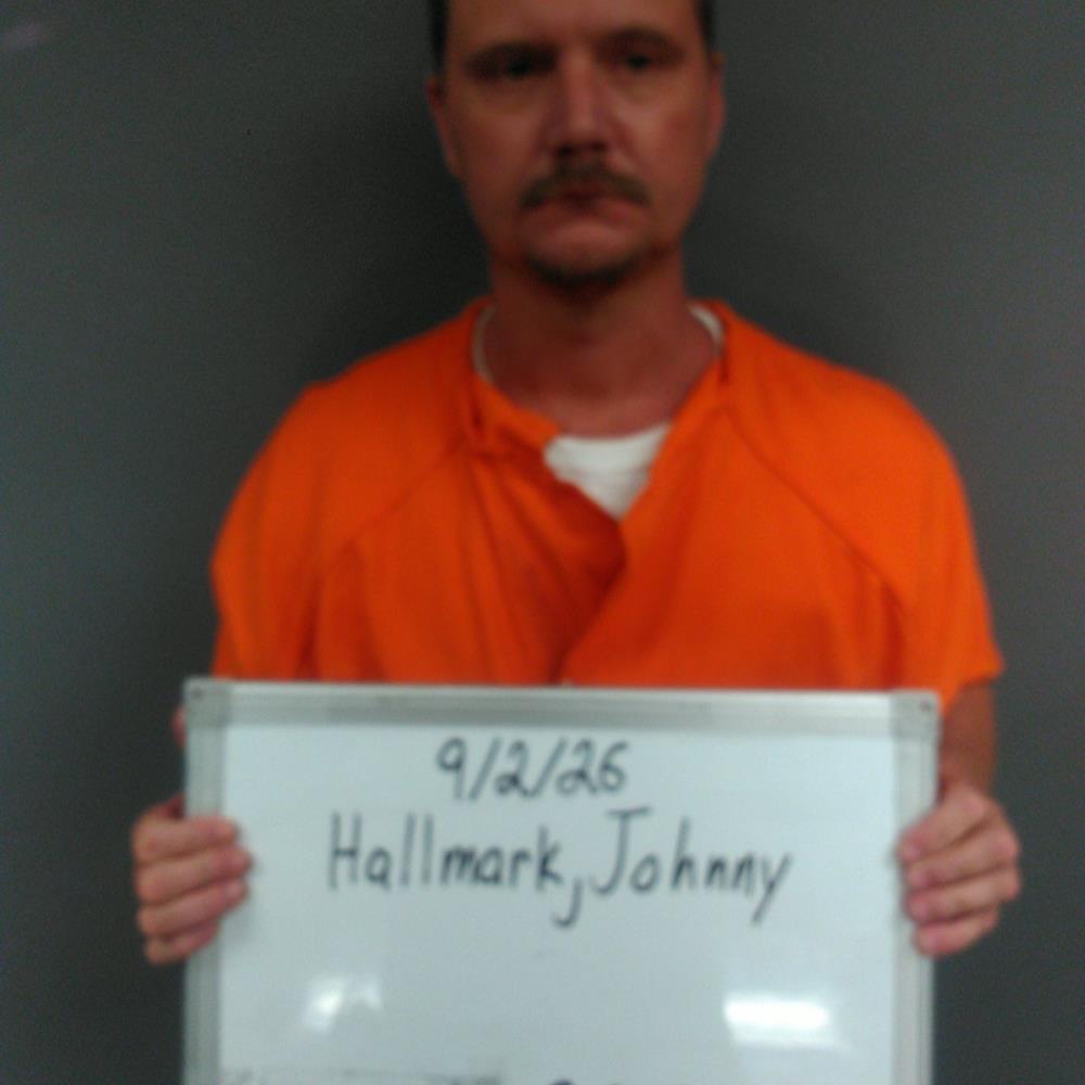 Booking photo of Johnny Hallmark