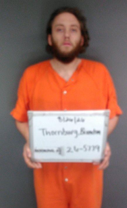 Booking photo of Brandon Thornburg