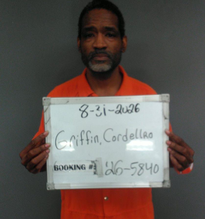 Booking photo of Cordellro Griffin