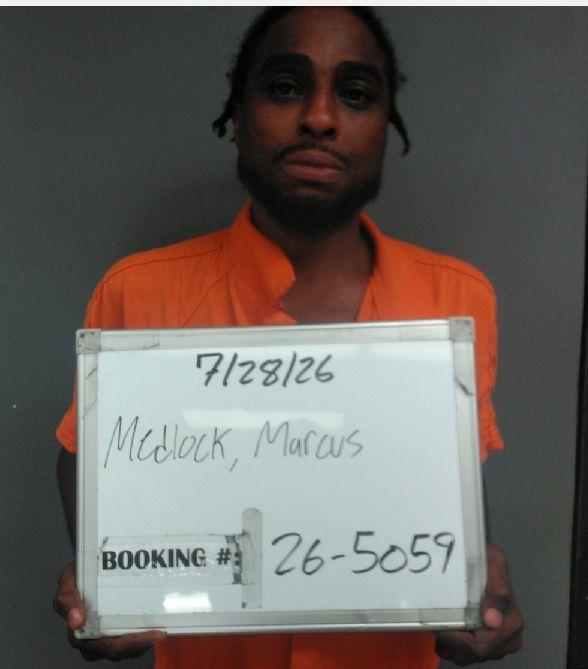 Booking photo of Marcus Medlock