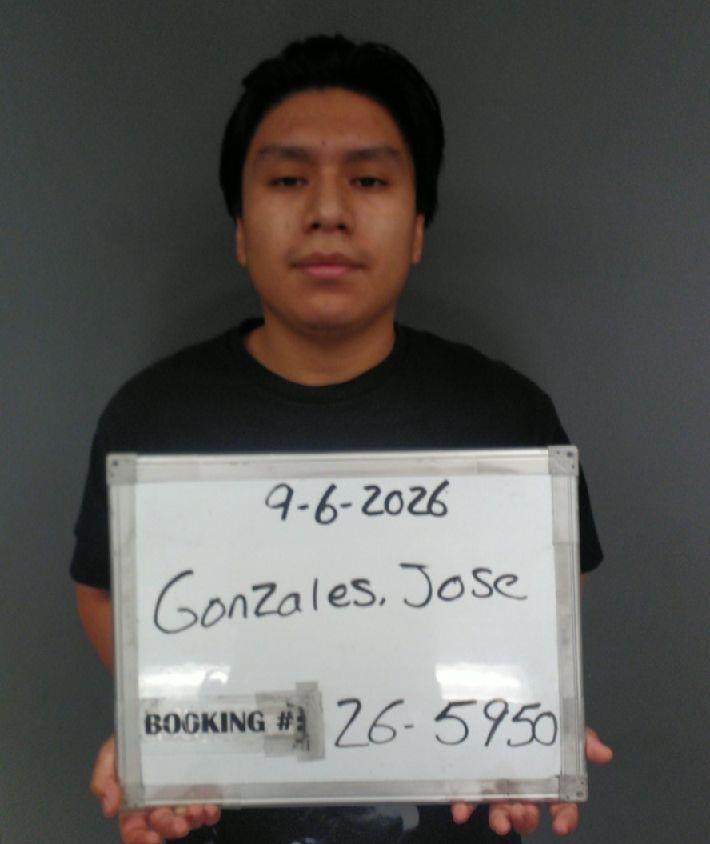 Booking photo of Jose Gonzales