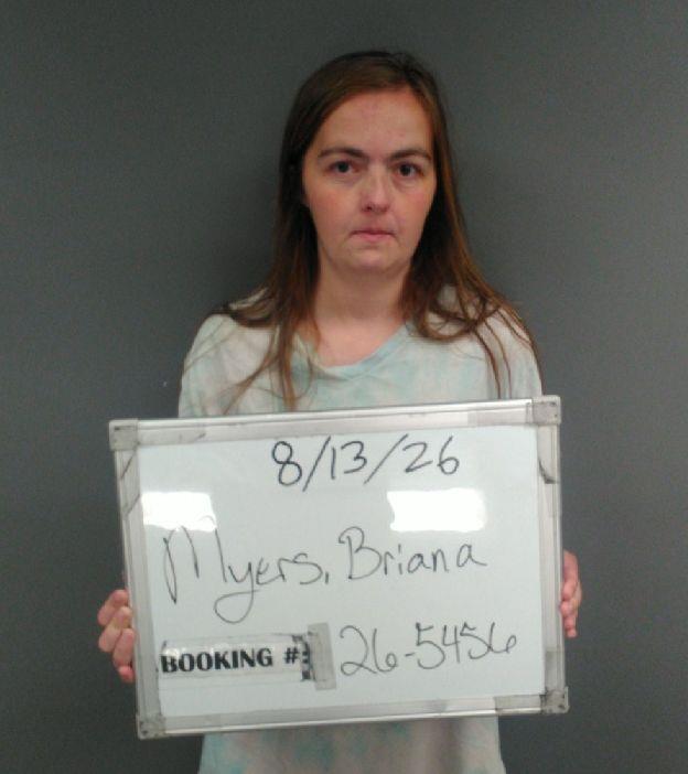 Booking photo of Briana Myers