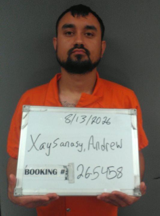 Booking photo of Andrew Xaysanasy