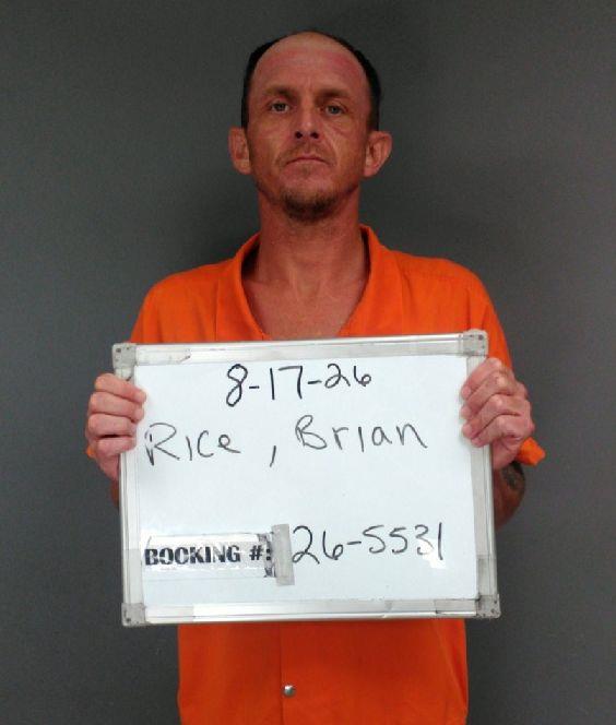 Booking photo of Brian Rice