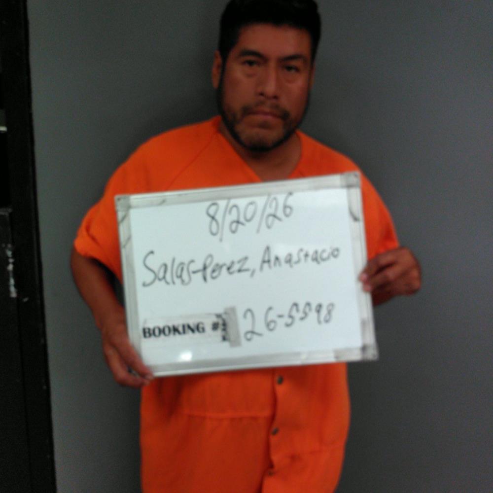Booking photo of Anastacio Salas-perez
