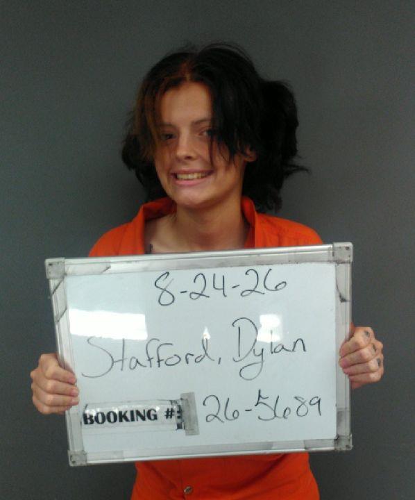 Booking photo of Dylan Stafford