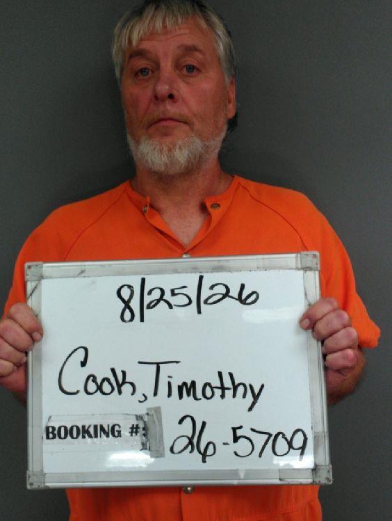 Booking photo of Timothy Cook