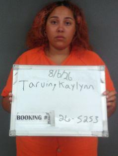 Booking photo of Kaylynn Tarvin