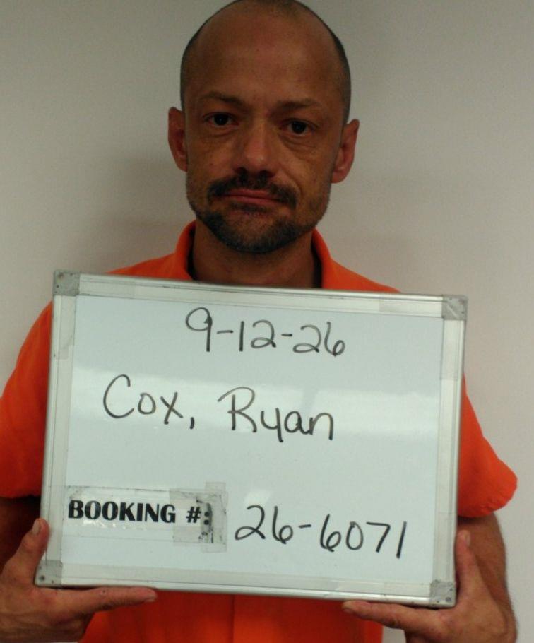 Booking photo of Ryan Cox