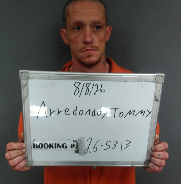 Booking photo of Tommy Arredondo