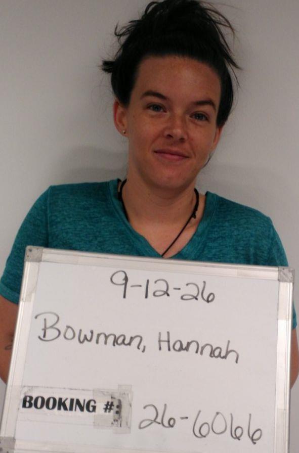 Booking photo of Hannah Bowman