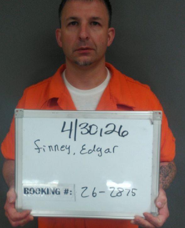 Booking photo of Edgar Finney