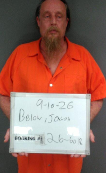 Booking photo of Jacob Below