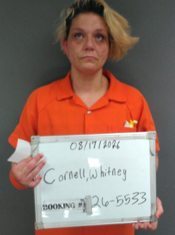 Booking photo of Whitney Cornell